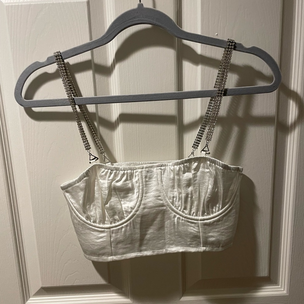 Kendall and Kylie Satin Bustier